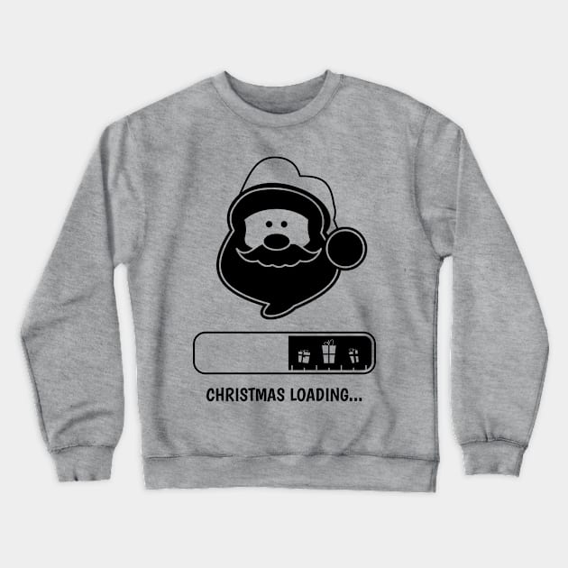 Christmas loading Crewneck Sweatshirt by Mande Art